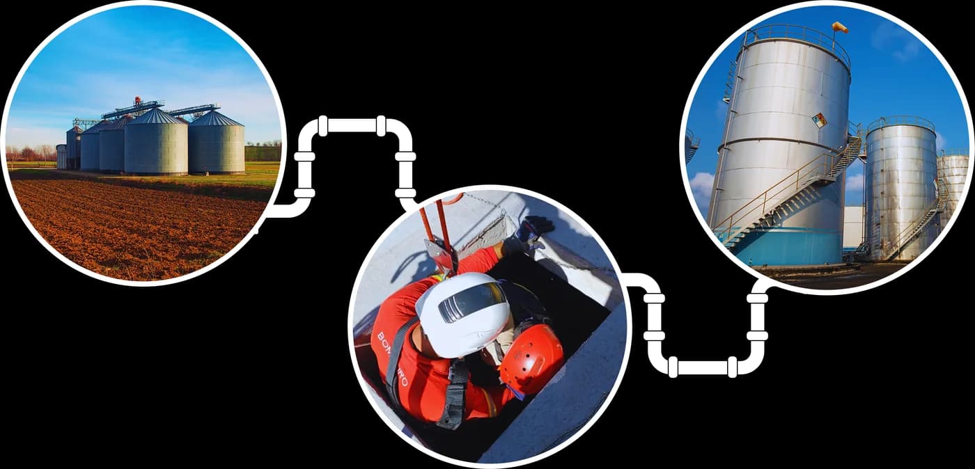 Silos, tanques e caixas d'água: exemplos de espaço confinado